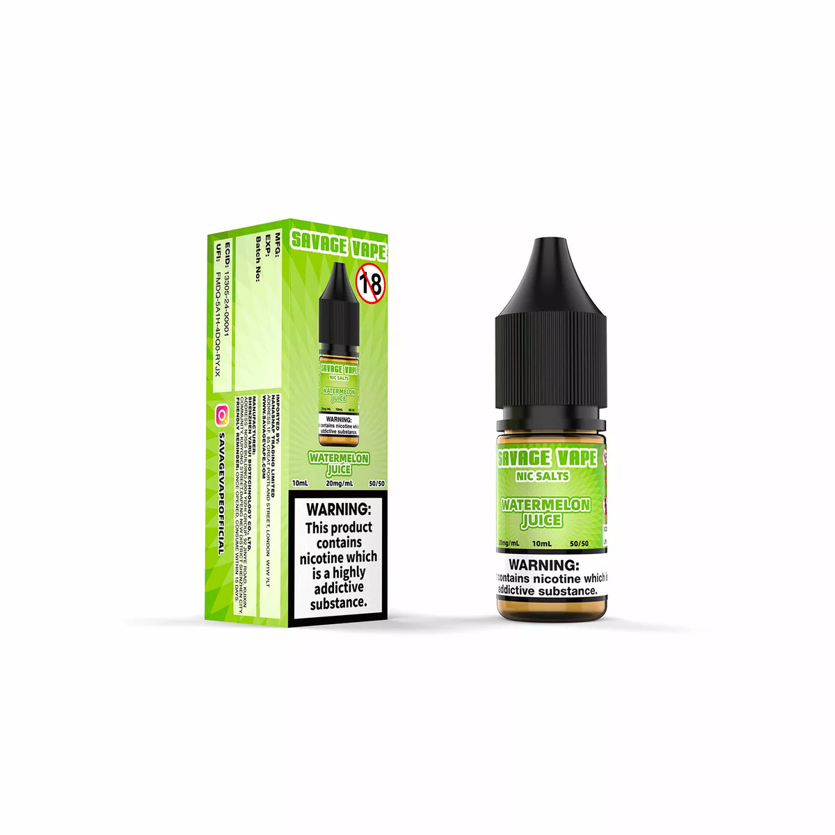 savage vape juice Watermelon Nicotine Salt 10ml VOOPOO DRAG 3 177W nicotine-salt-e-liquid Flavors:Grape Slush