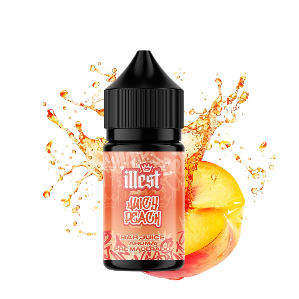 Illest Juicy Peach Nic Salt 60ml 20mg Bundle Kit