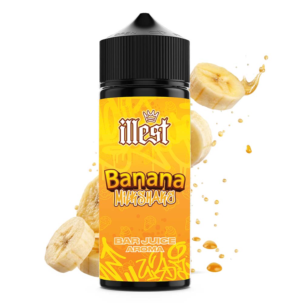 Illest Longfill Banana Milkshake 100ml