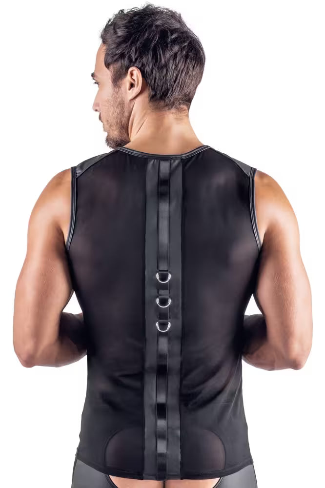 Svenjoyment Bondage Sleeveless Shirt Men + Handcuffs