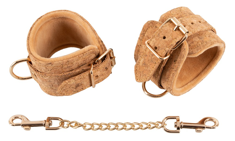 Vegan Fetish Wrist Cuffs