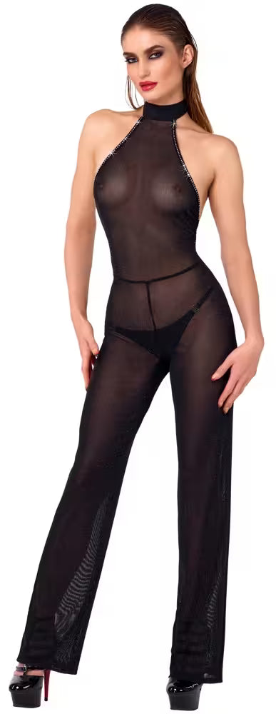 Noir Jumpsuit Transparent