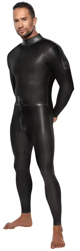 LATE X Latex Jumpsuit Men