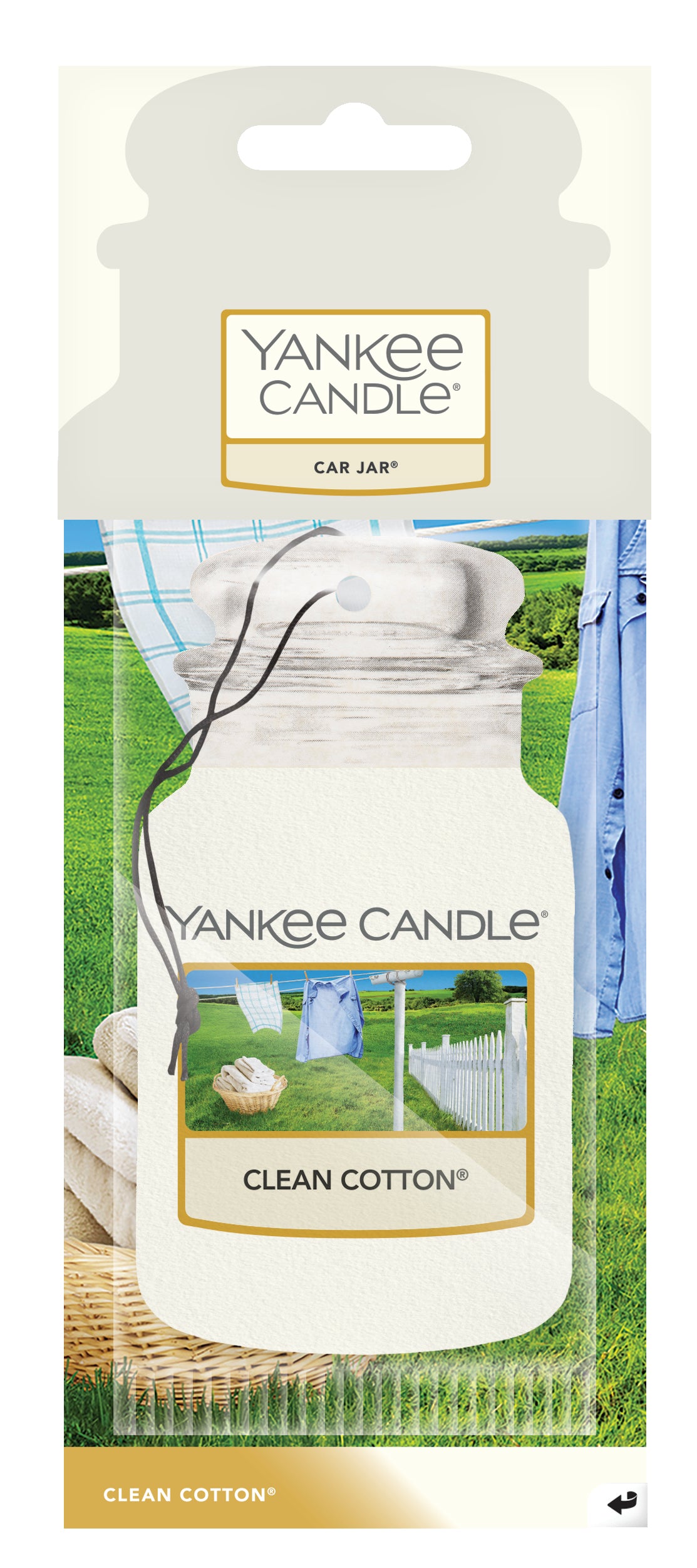 Yankee Candle Car Jar Clean Cotton