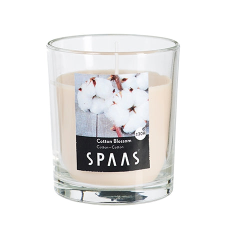 Spaas Scented Glass Candle Cotton Blossom