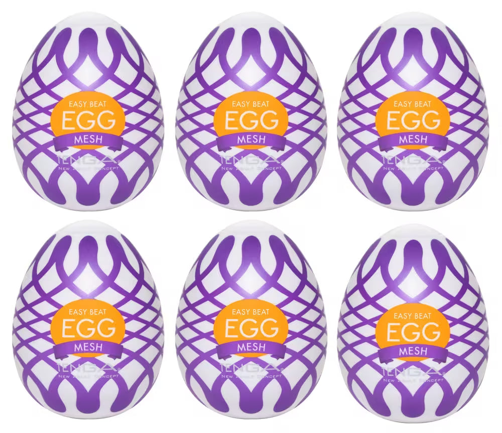 TENGA Egg Mesh Disposable Masturbator Pack of 6