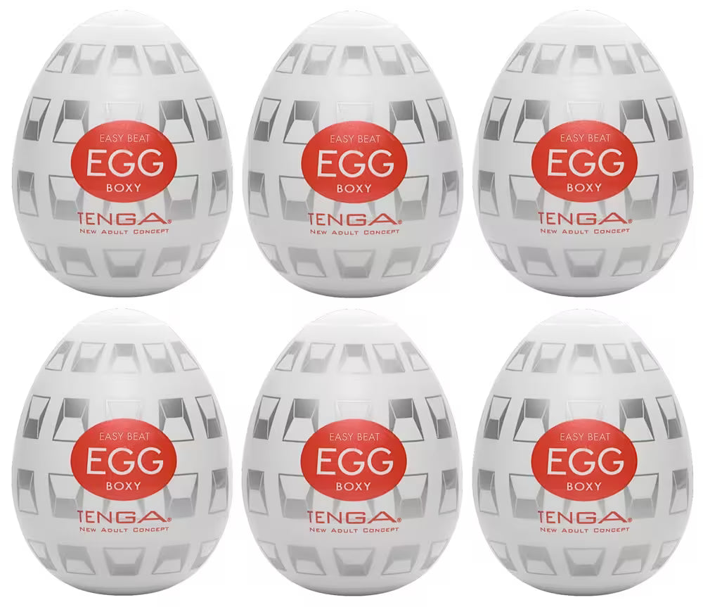 TENGA Egg Boxy Disposable Masturbator Pack of 6