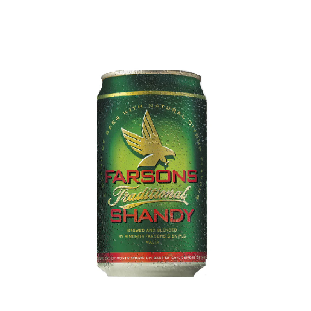Farsons Traditional Shandy Beer Can 330ml