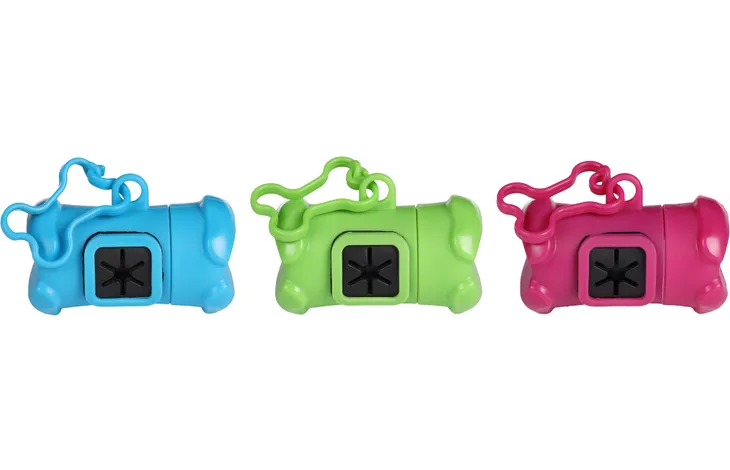 Flamingo Poop Bag Holder Barrel + Refills