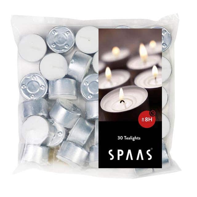 Spaas Tealight Candles Bag x30 Pieces