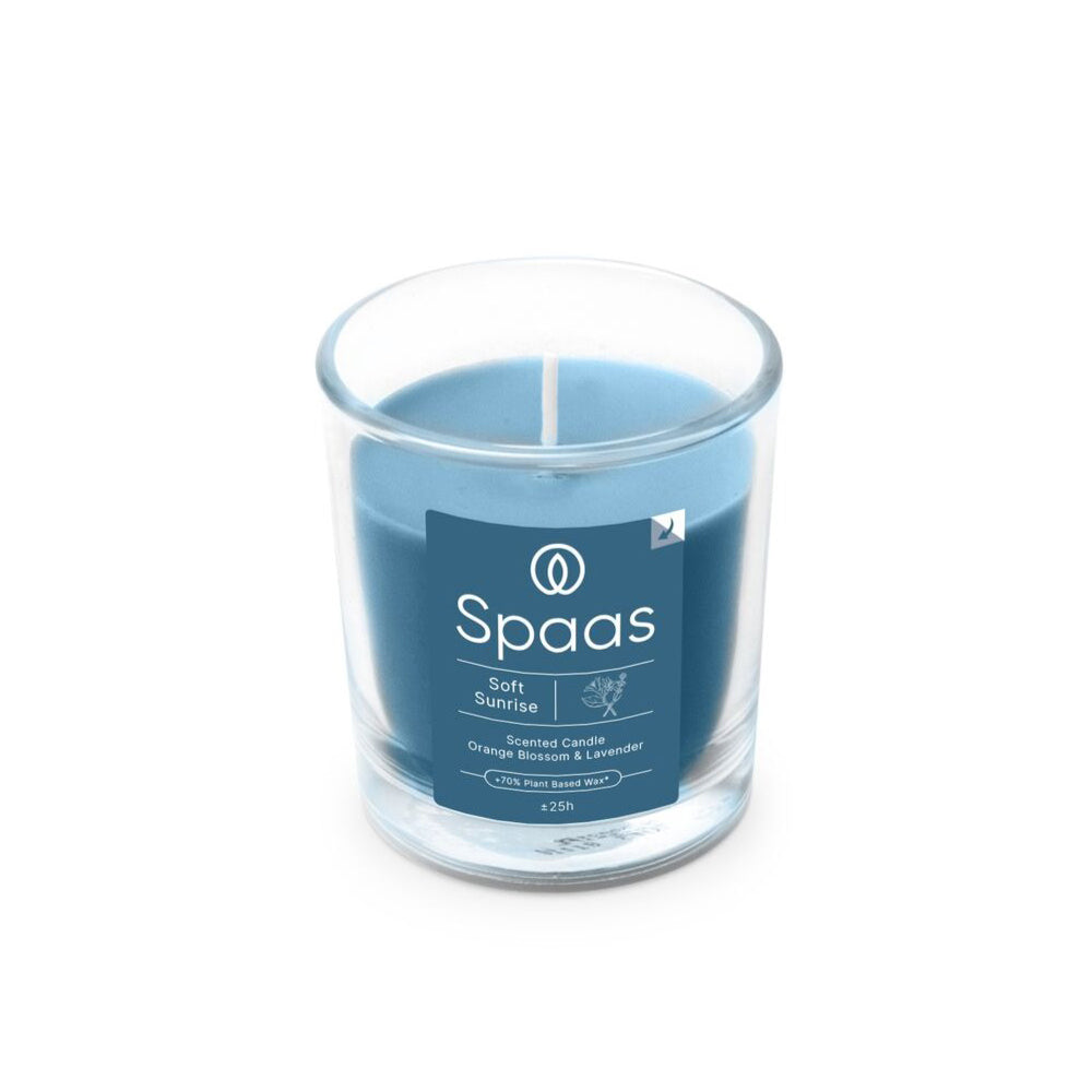 Spaas Scented Glass Candle Soft Sunrise (Orange Blossom & Lavender)