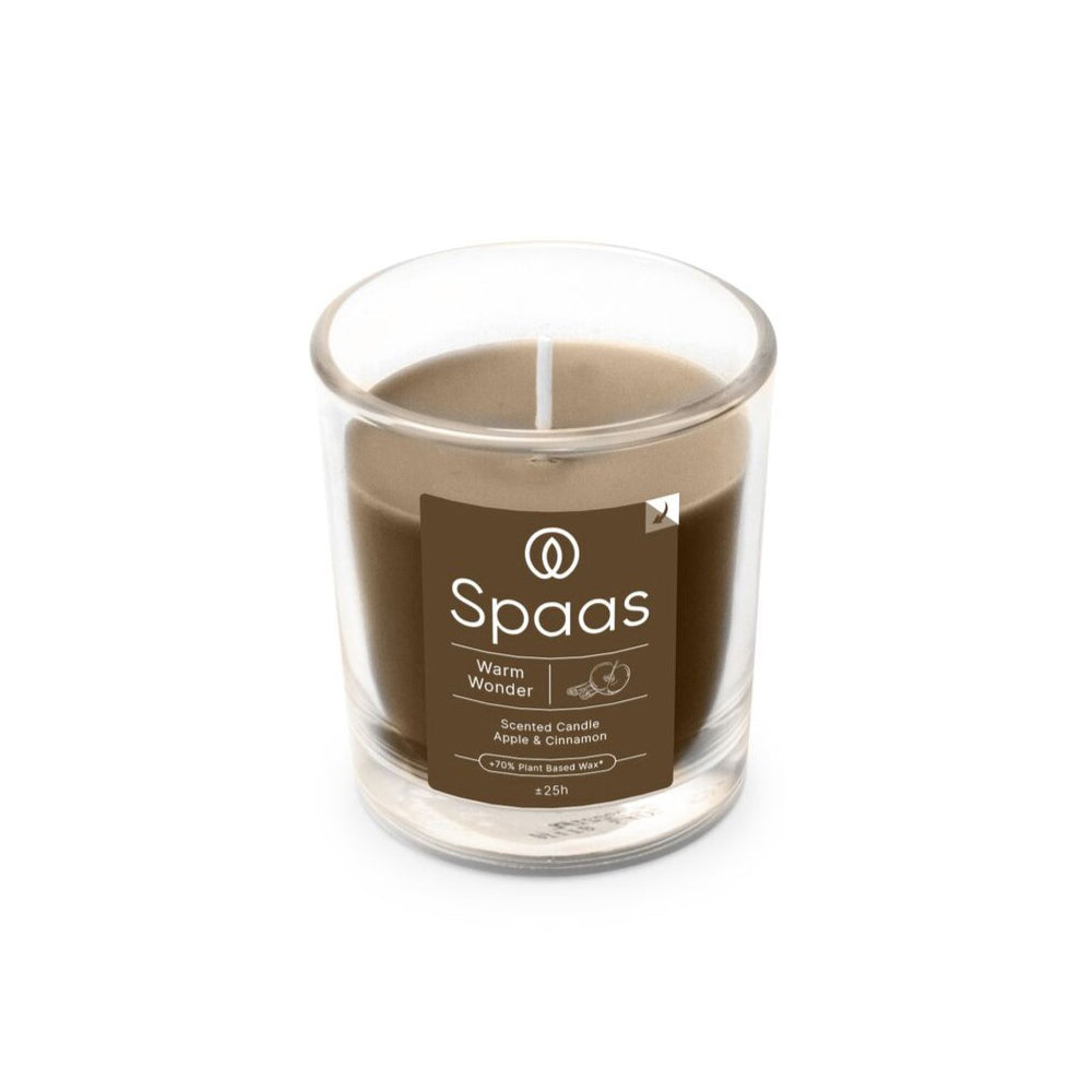 Spaas Scented Glass Candle Warm Wonder (Apple & Cinnamon)