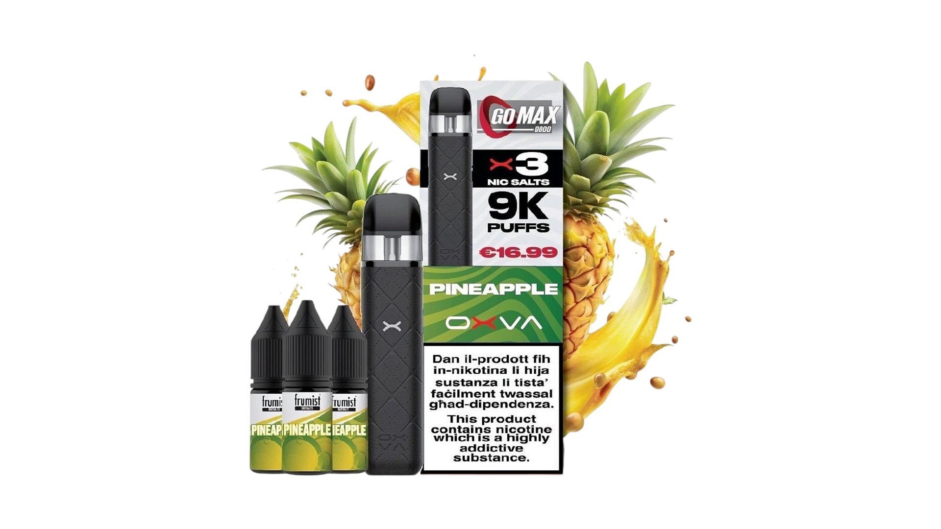 Frumist GoMax 9K Puffs – Pineapple