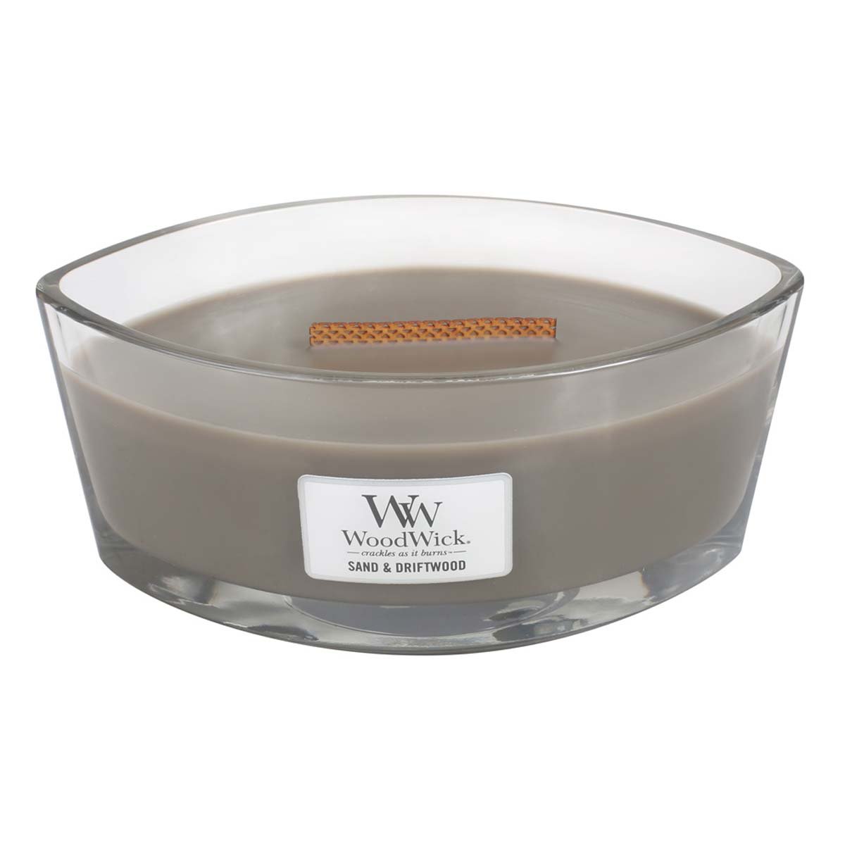 WoodWick Ellipse Candle Sand & Driftwood 453.6g