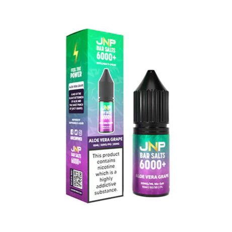 JNP Bar Salts 6000+ Aloe Vera Grape Nicotine Salt 10ml
