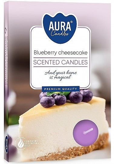 Bispol Aura Scented Tealight Candles - 6-Pack