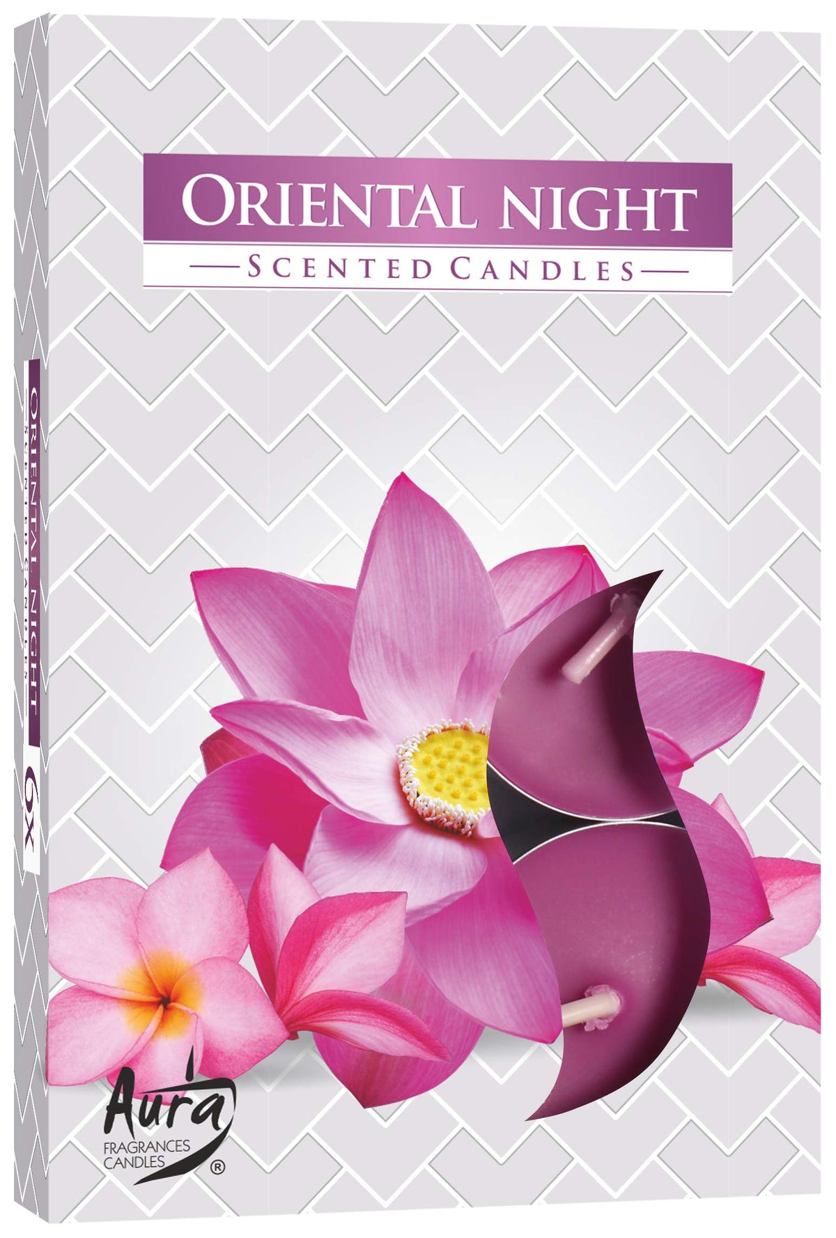 Bispol Aura Scented Tealight Candles - 6-Pack