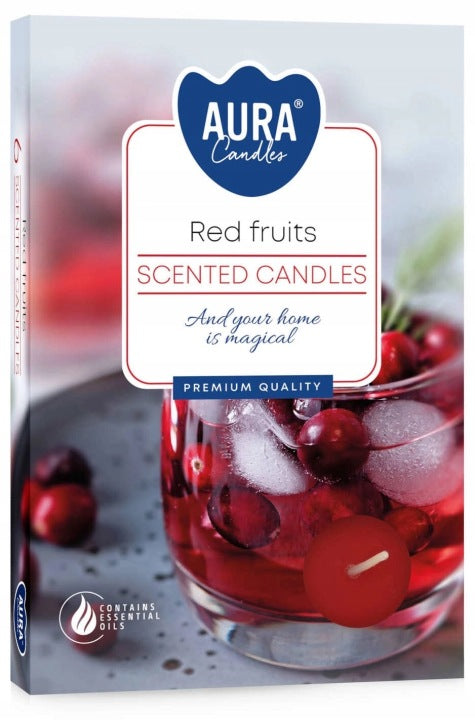 Bispol Aura Scented Tealight Candles - 6-Pack