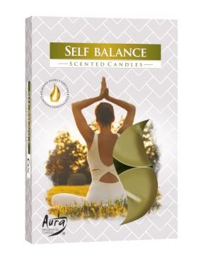 Bispol Aura Scented Tealight Candles - 6-Pack