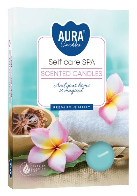 Bispol Aura Scented Tealight Candles - 6-Pack