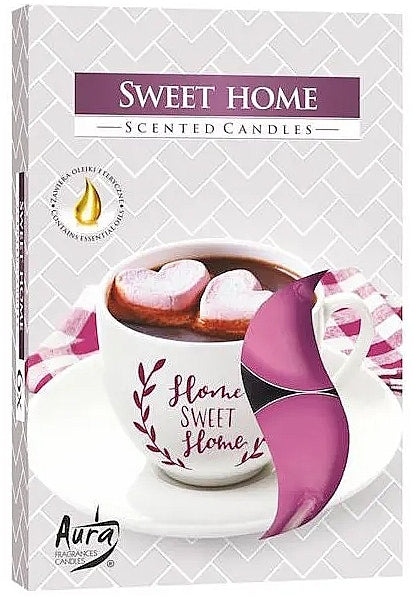 Bispol Aura Scented Tealight Candles - 6-Pack