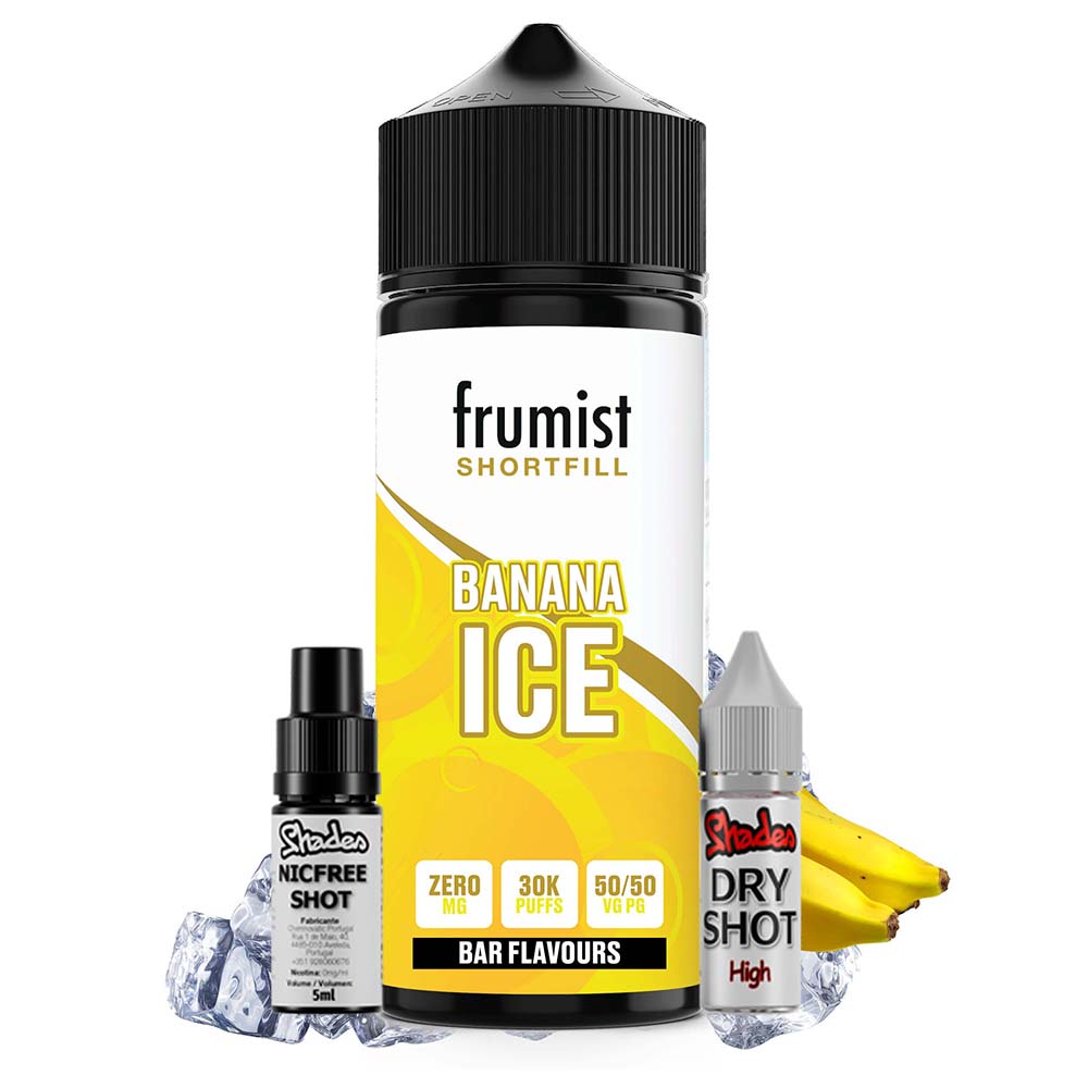 Frumist 50/50 Banana Ice Nic Salt 120ml