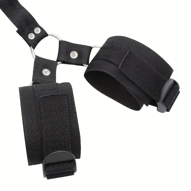 BDSM Body Restraint Set Black Nylon