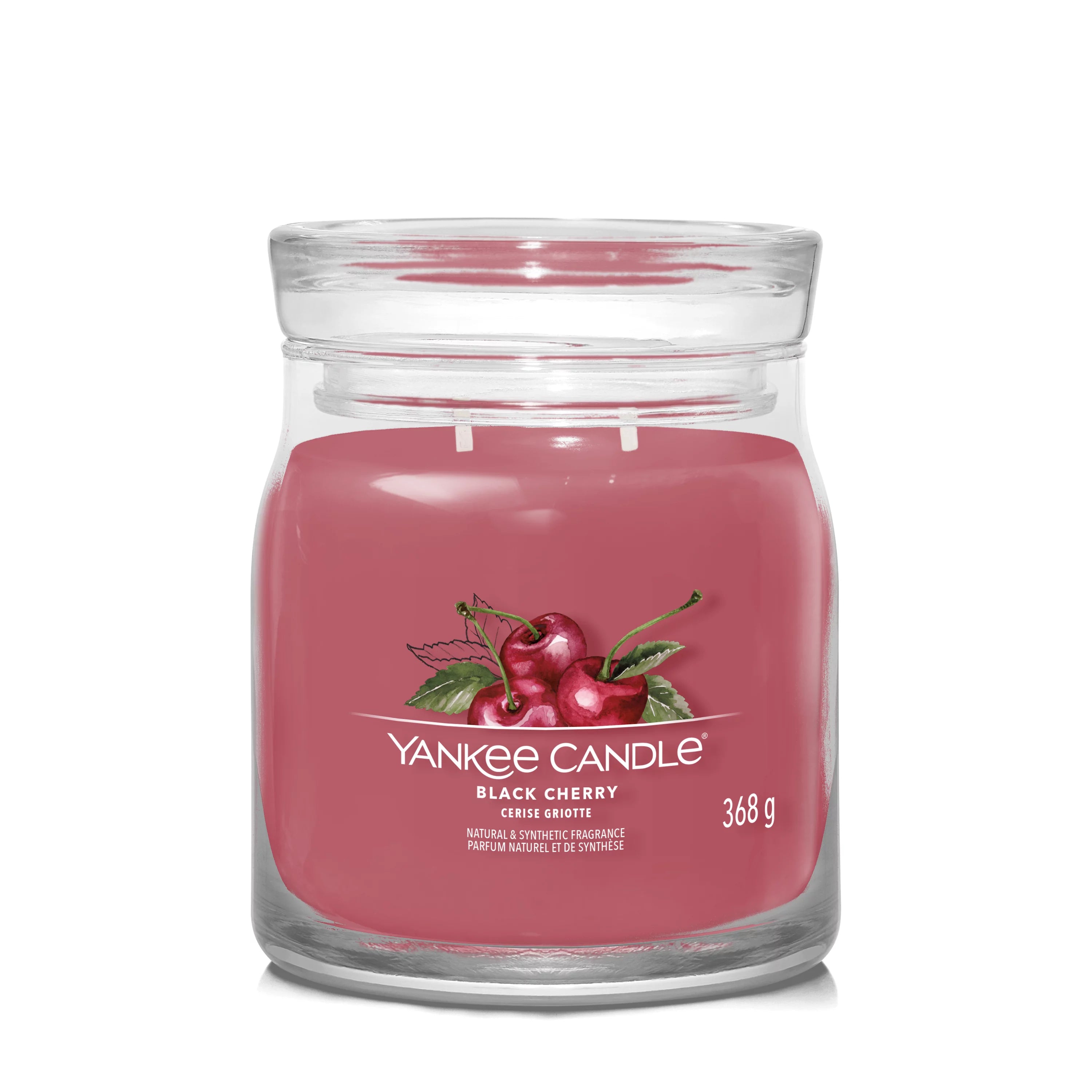 Yankee Candle Signature Medium Jar Black Cherry 368g