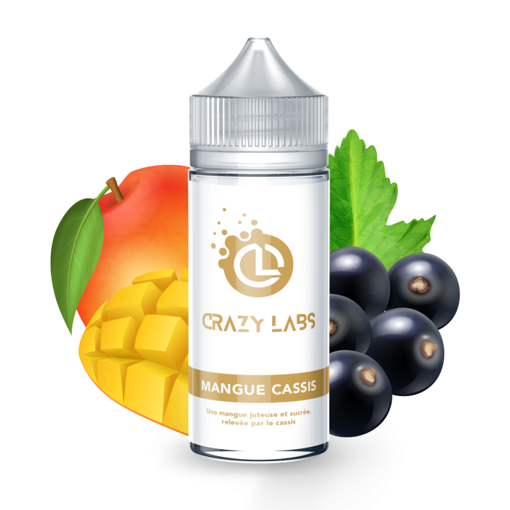 Crazy Labs Blackcurrant Mango (Mangue Cassis) 100ml
