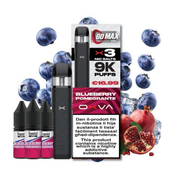 Frumist GoMax 9K Puffs – Blueberry Pomegranate