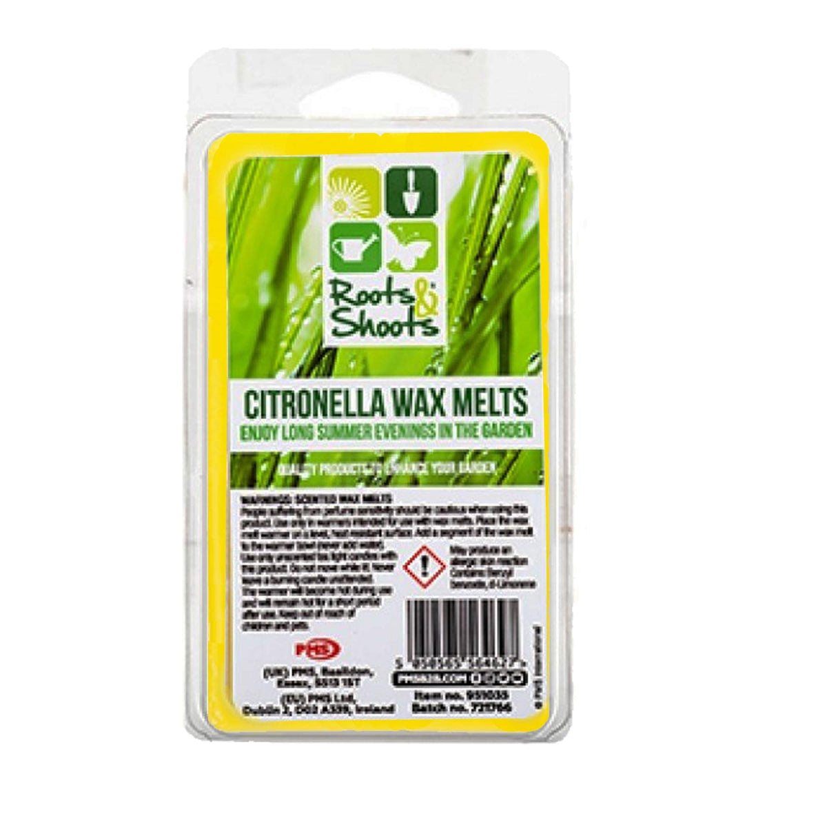 Roots & Shoots Citronella Wax Melts x8