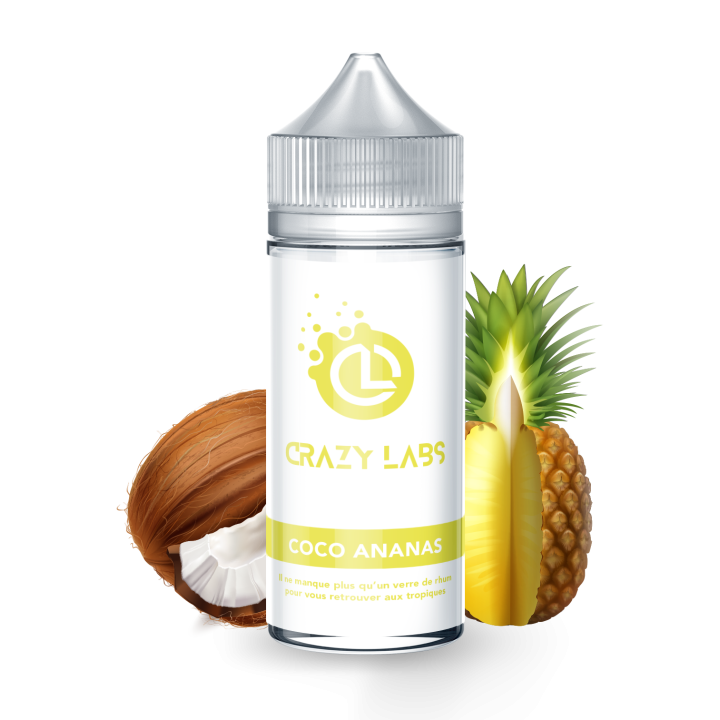 Crazy Labs Coconut Pineapple (Coco Ananas) 100ml