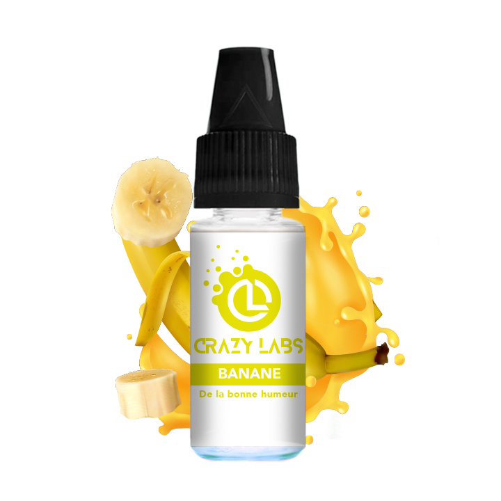 Banana Nic Salt 10ml | Crazy Labs | Fog Buddies