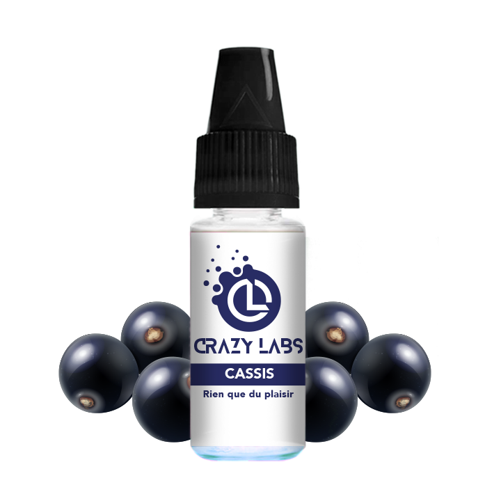 Crazy Labs Blackcurrant (Cassis) Nic Salt 10ml