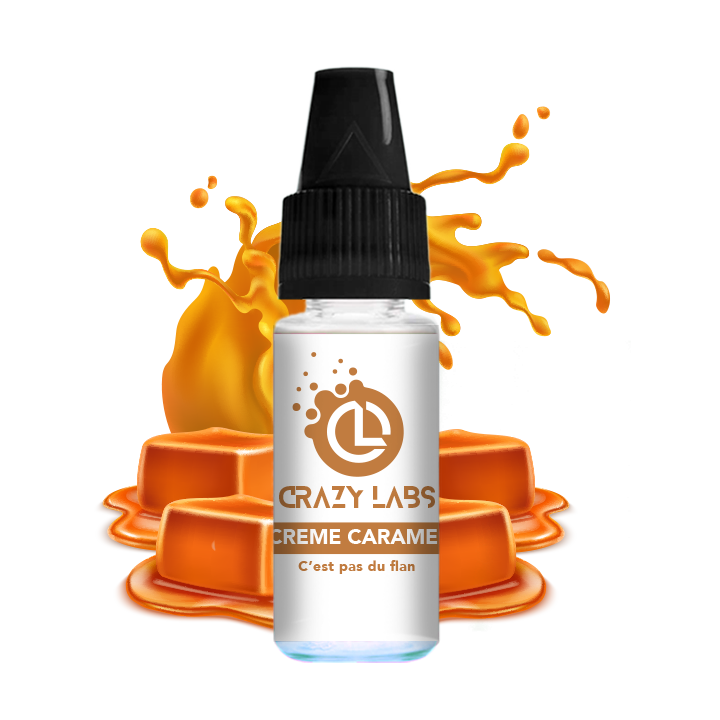 Crazy Labs Caramel Cream (Creme Caramel) Nic Salt 10ml
