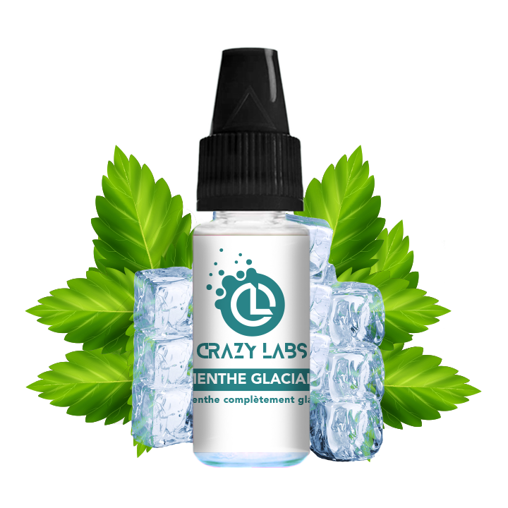 Crazy Labs Glacial Mint (Menthe Glaciale) Nic Salt 10ml