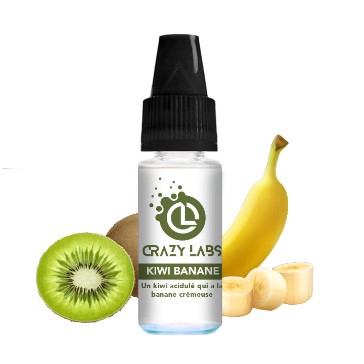 Crazy Labs Kiwi Banana (Kiwi Banane) Nic Salt 10ml