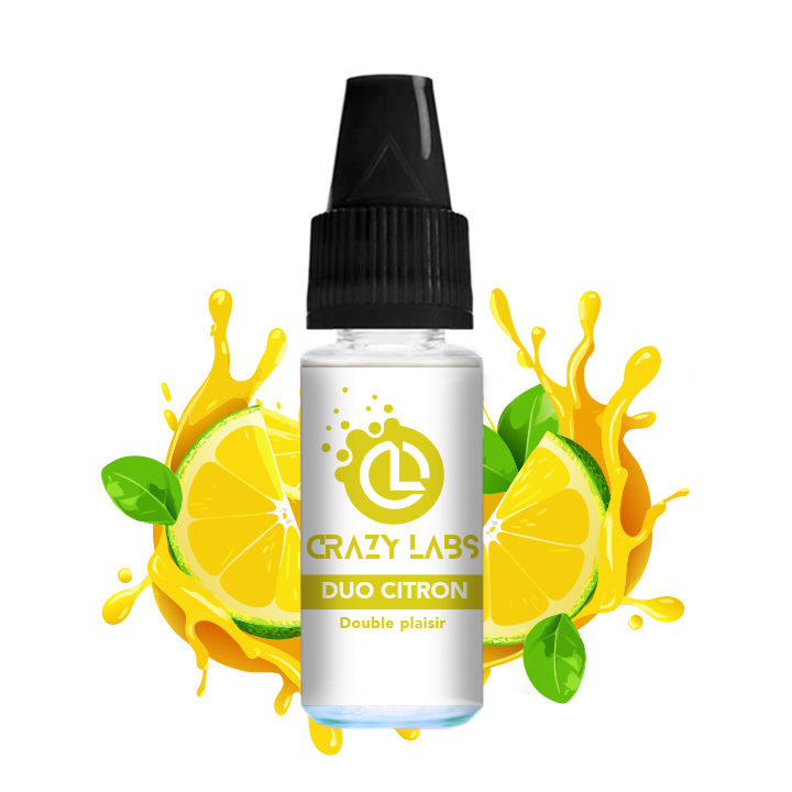 Crazy Labs Lemon Duo (Duo Citron) Nic Salt 10ml