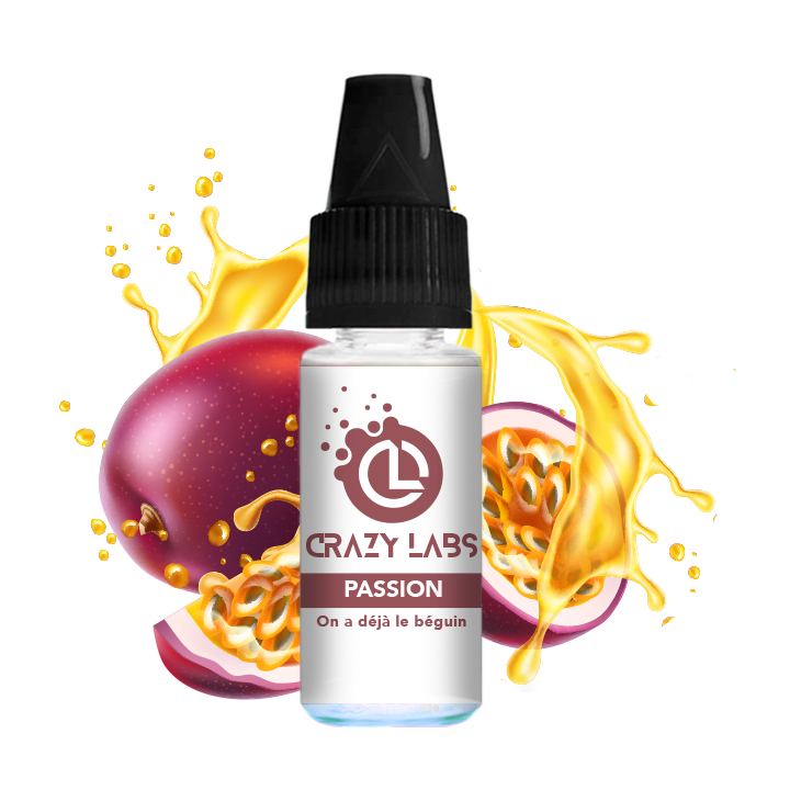 Crazy Labs Passion Fruit (Passion) Nic Salt 10ml