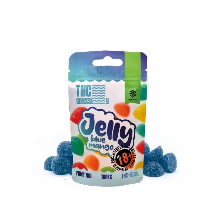 Czech CBD THC Odyssey Jelly Gummies 10pcs, 70mg