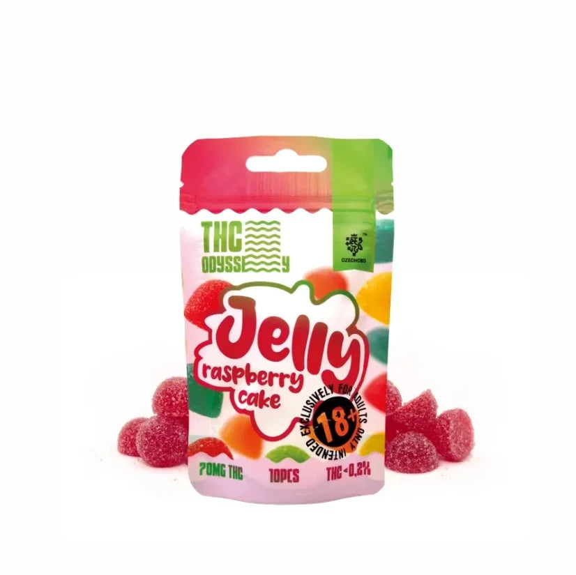 Czech CBD THC Odyssey Jelly Gummies 10pcs, 70mg