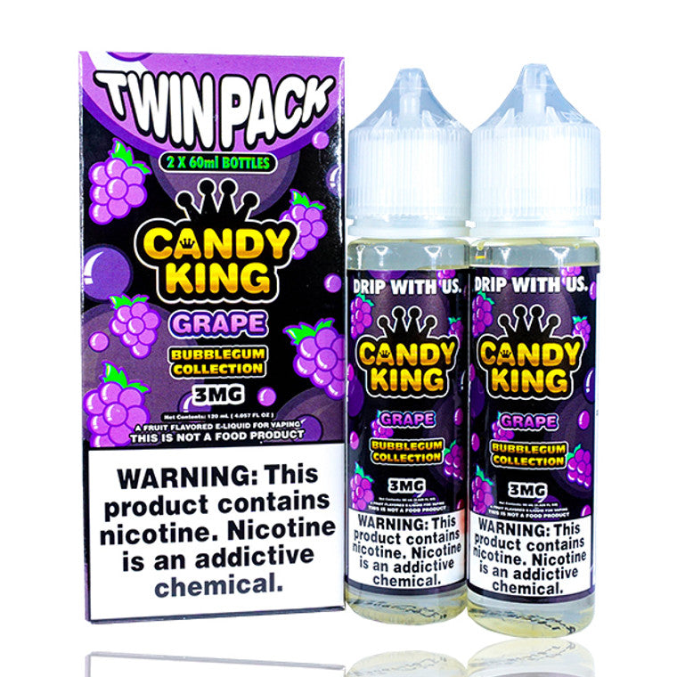 Grape - Bubblegum Collection 2x50ML - Candy King