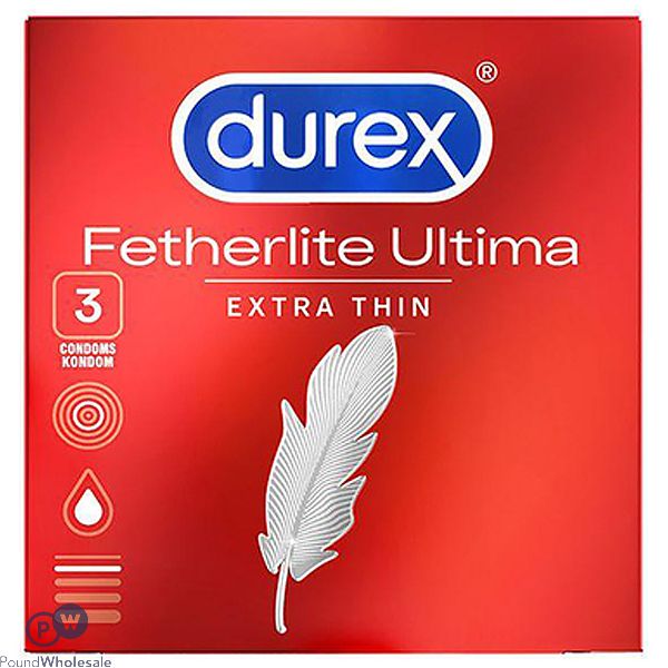 Durex Fetherlite Ultima Extra Thin Condoms - Pack of 3