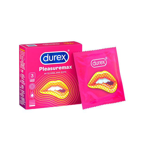 Durex Pleasuremax Condoms - Pack of 3