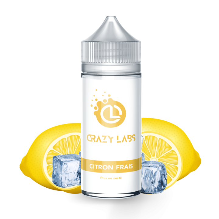 Crazy Labs Fresh Lemon (Citron Frais) 100ml