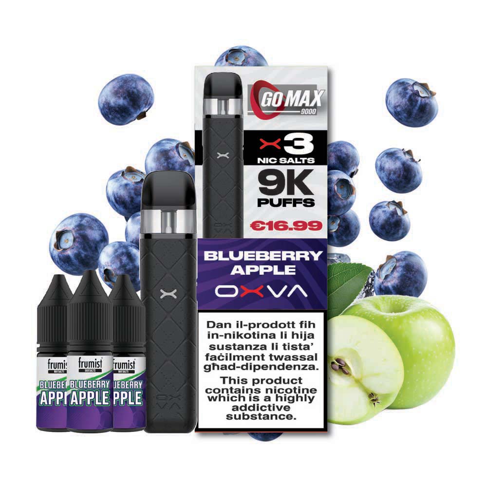 Frumist GoMax 9K Puffs – Blueberry Apple