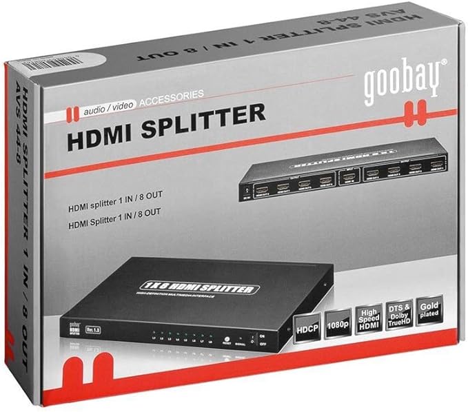 Goobay AVS 44-8 HDMI Splitter 1080p - CLEARANCE