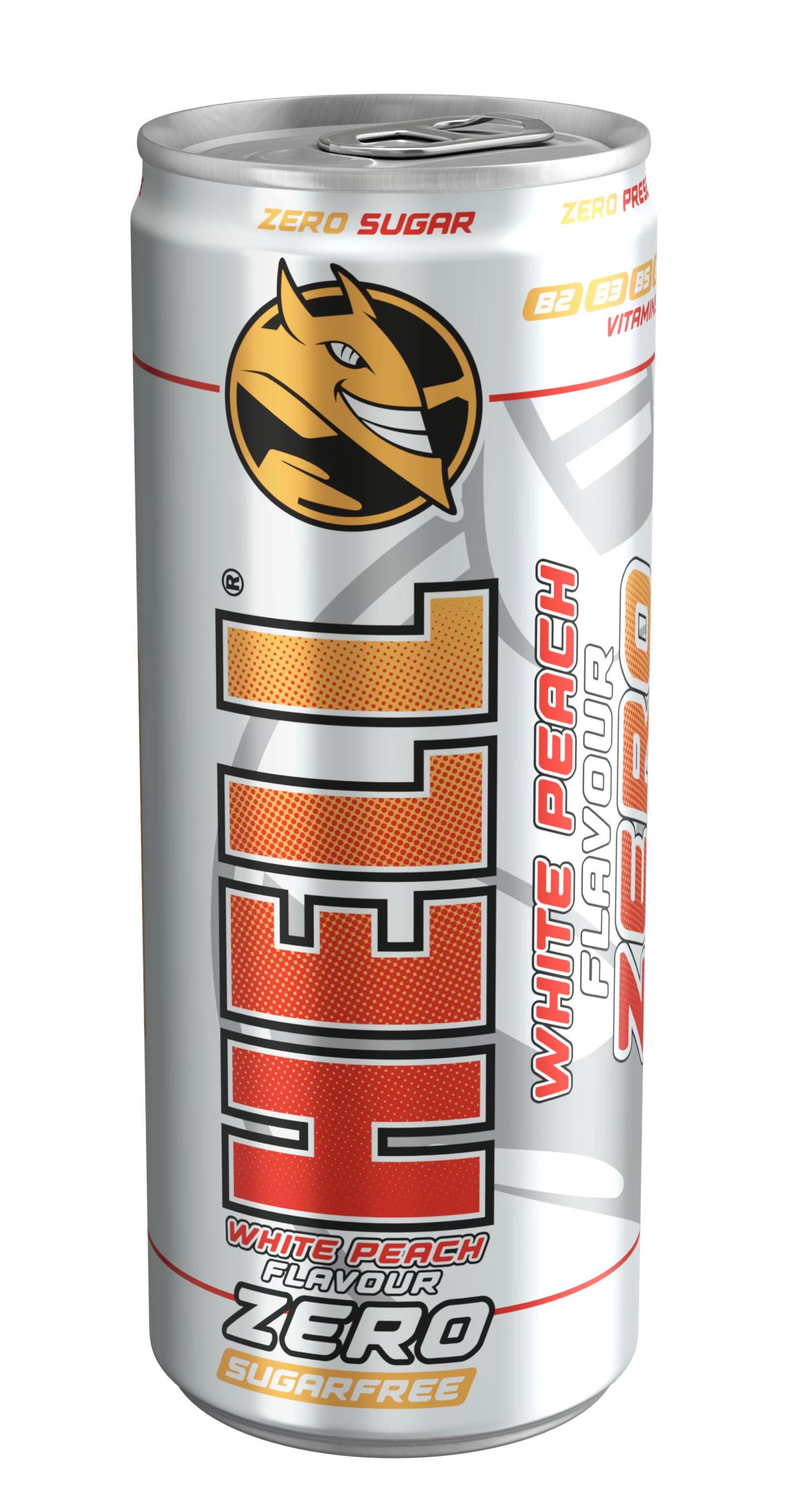 HELL ZERO White Peach Energy Drink 250ml