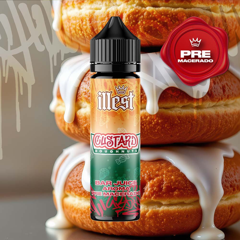 Illest Custard Doughnut Nic Salt 60ml 20mg Bundle Kit