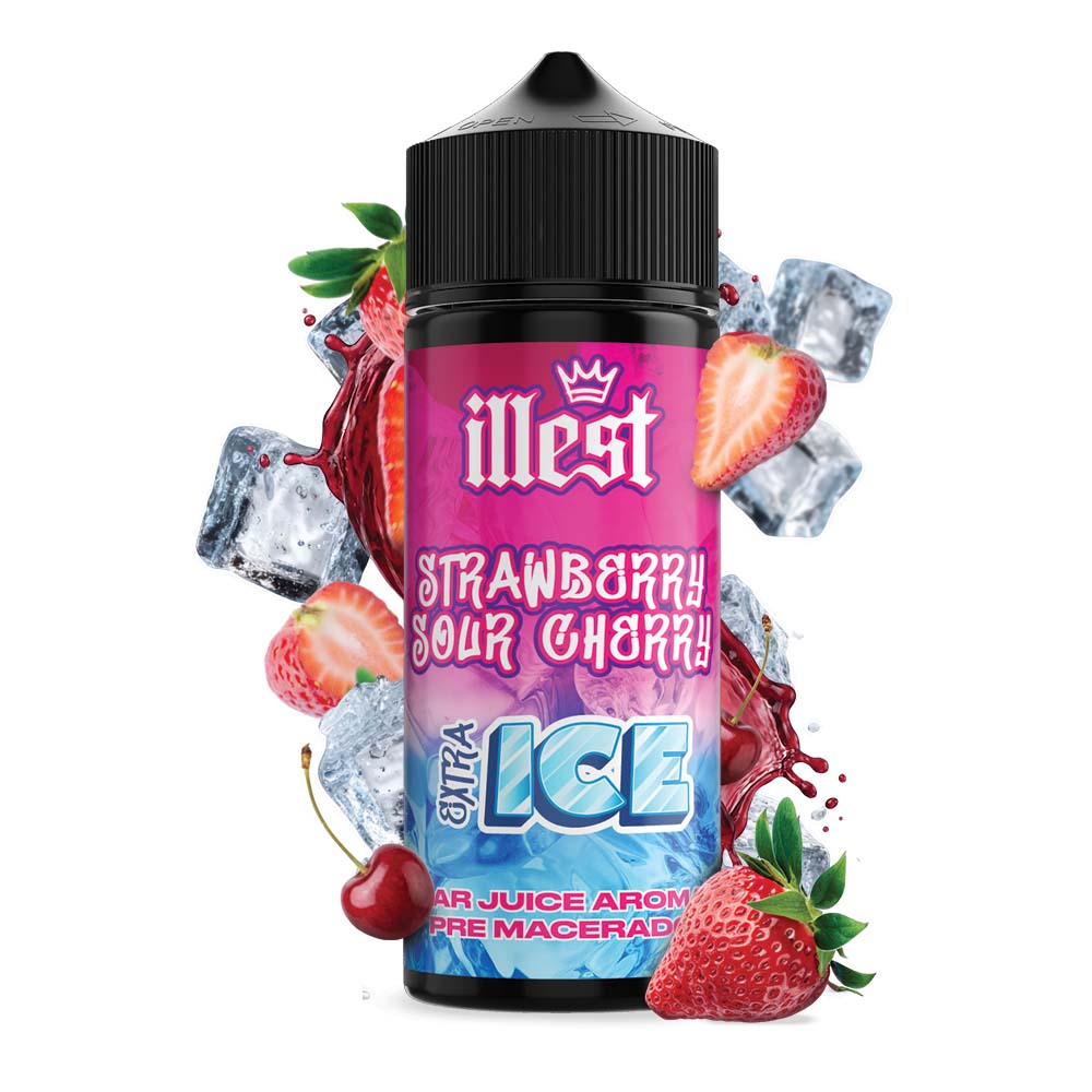 Illest XTRA Ice Longfill Strawberry Sour Cherry 55/120ml